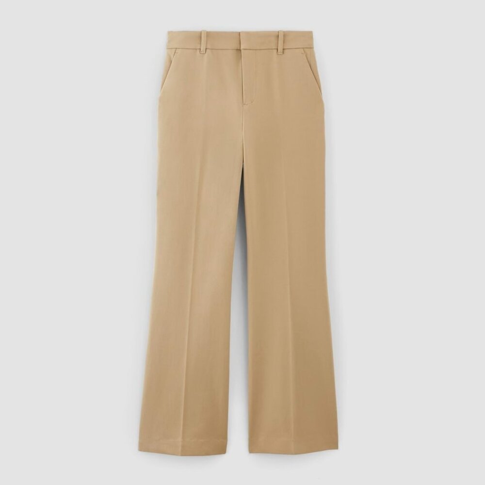 NWT Everlane Bi-Stretch Flare Trousers size 12